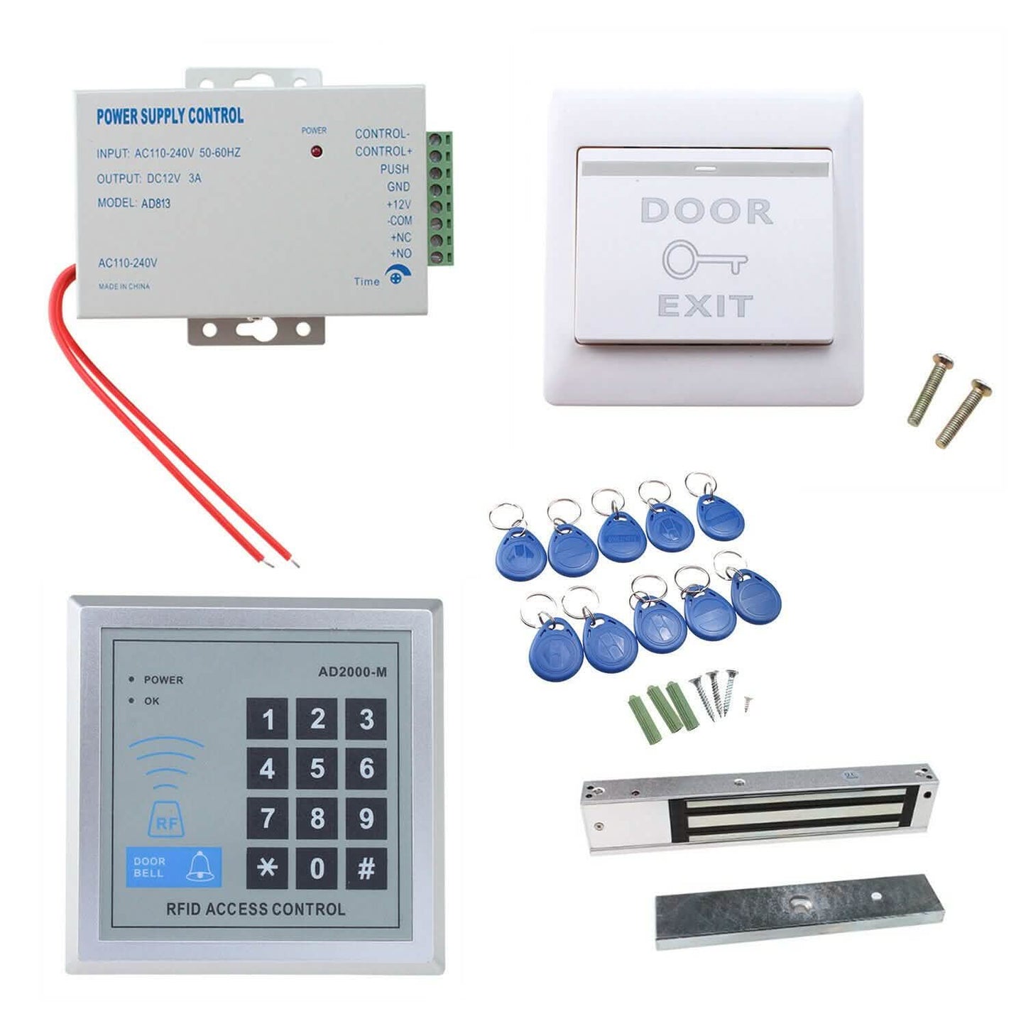 RFID-Zutrittskontrollsystem-Set mit elektronischem Türschloss