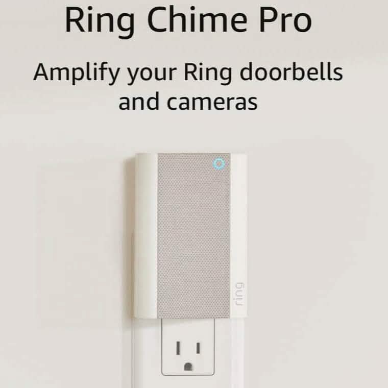 Ring Chime Pro 2. Generation mit WLAN-Extender (Generalüberholt)