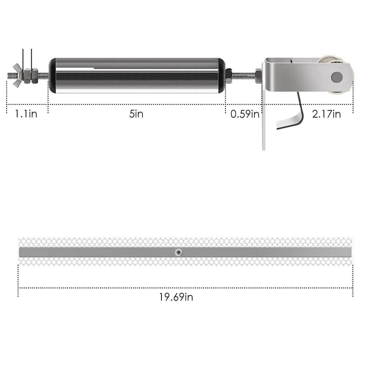 Roll Trap Mäusefänger mit 50 cm Gitterrampe