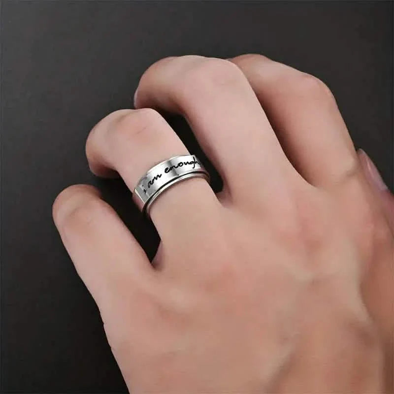 Drehbarer Edelstahl-Angstring