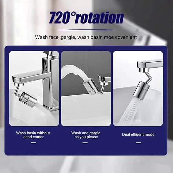 Drehbarer Universal-Spritzschutz-Wasserhahn