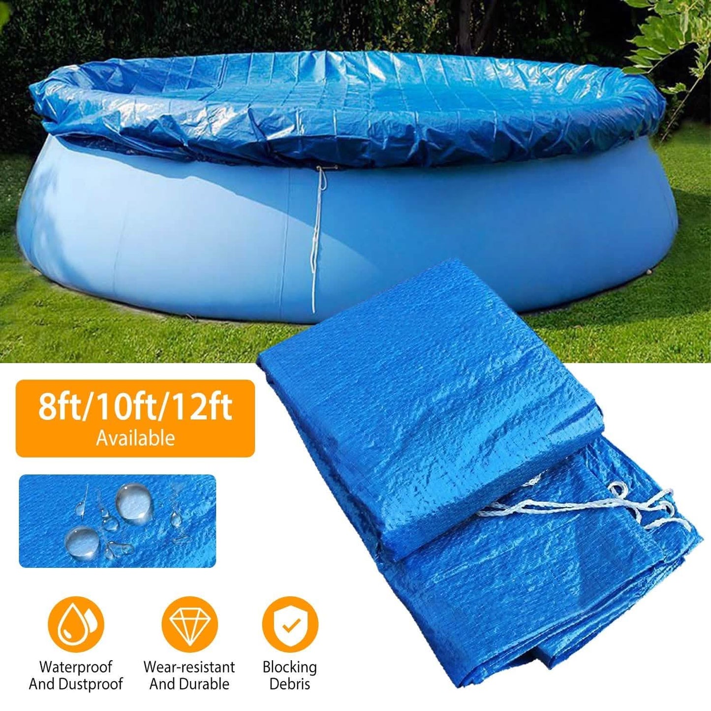 Runde Poolabdeckung