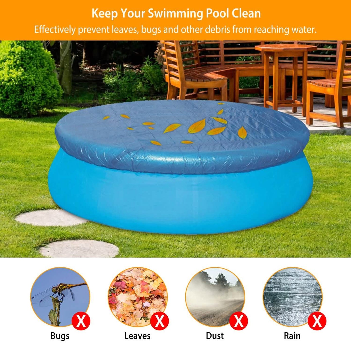 Runde Poolabdeckung