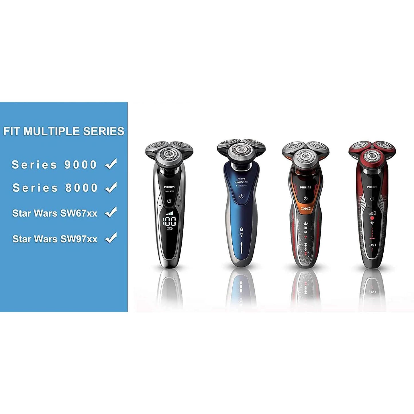 RQ12 PRO Ersatzscherkopf für Philips Series 8000