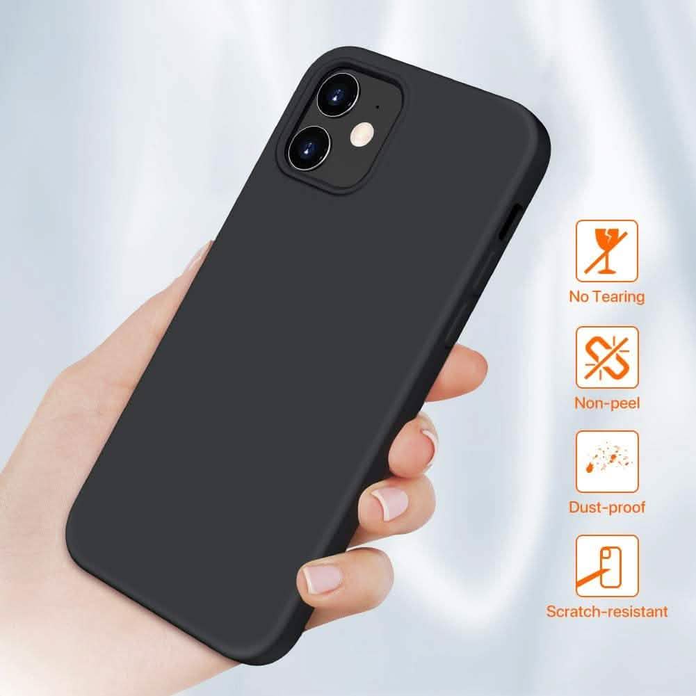 Gummihülle für iPhone 12 und iPhone 12 Pro Hülle 6,1 Zoll