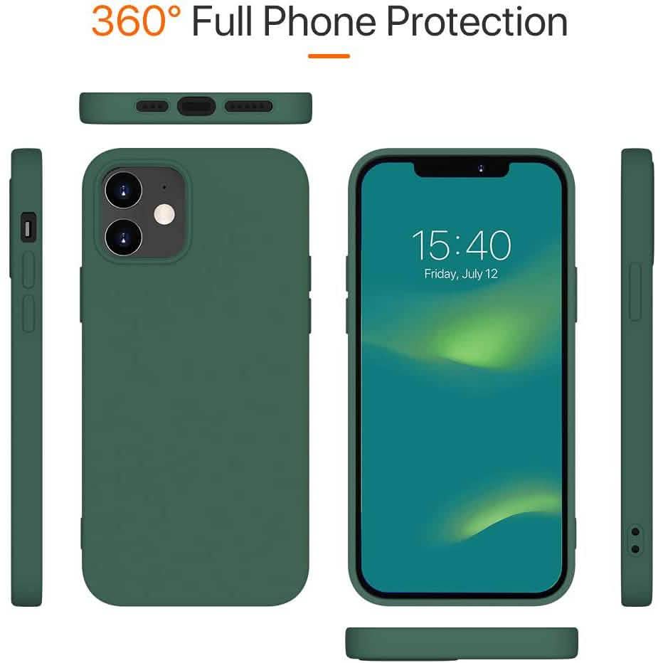 Gummihülle für iPhone 12 und iPhone 12 Pro Hülle 6,1 Zoll