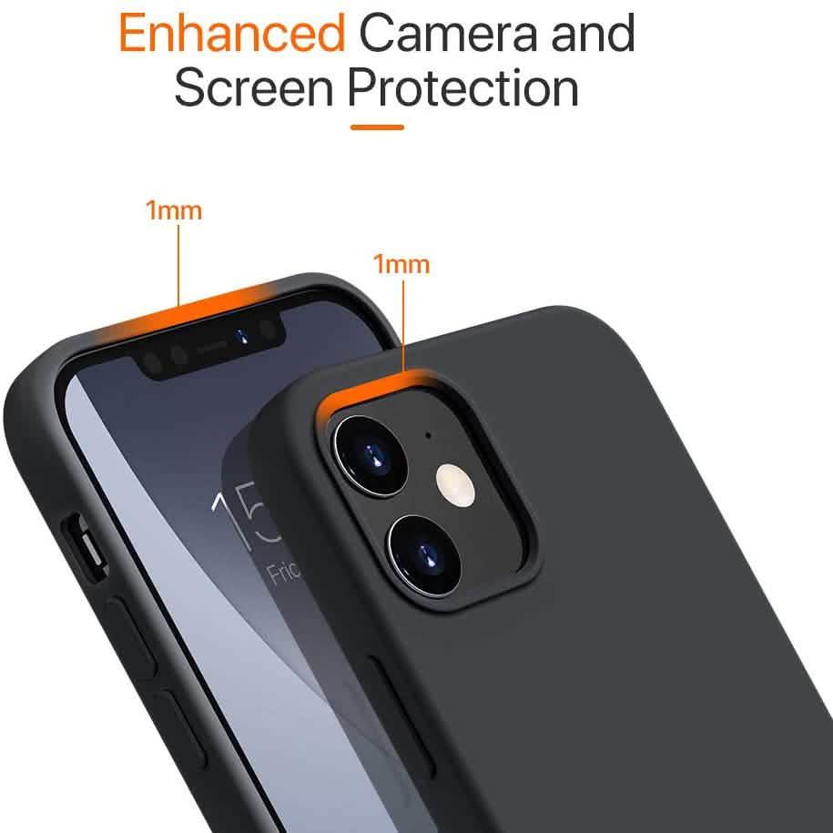 Gummihülle für iPhone 12 und iPhone 12 Pro Hülle 6,1 Zoll