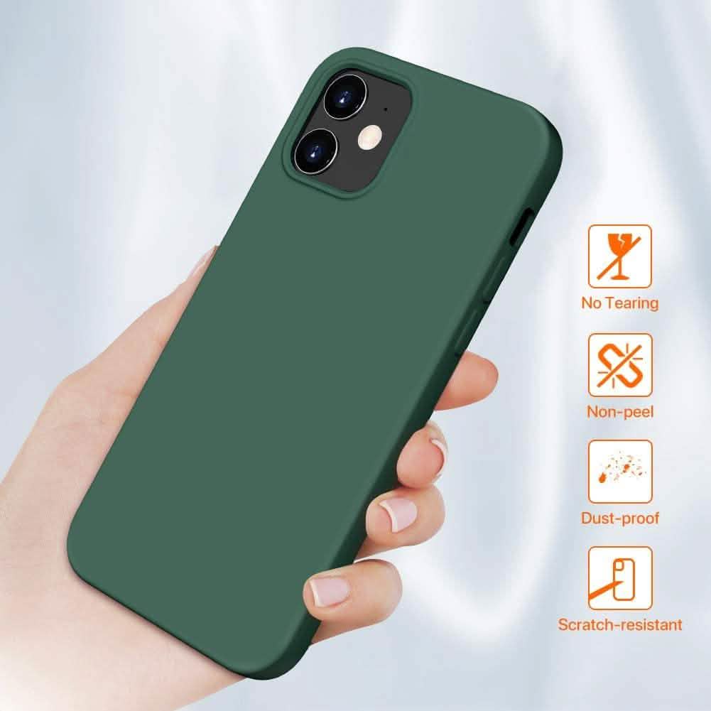 Gummihülle für iPhone 12 und iPhone 12 Pro Hülle 6,1 Zoll