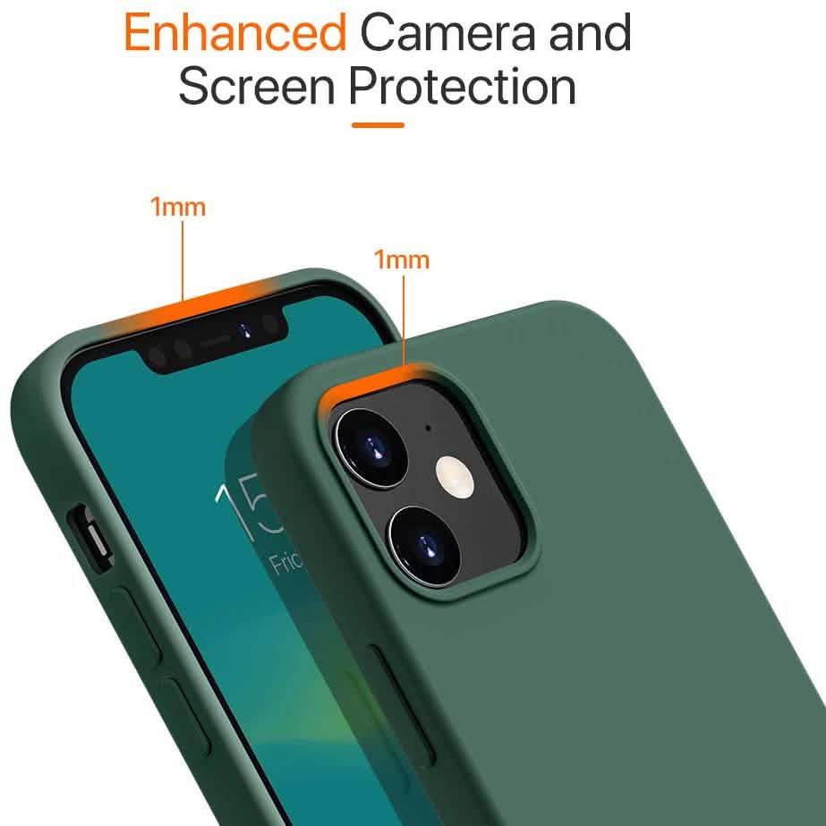 Gummihülle für iPhone 12 und iPhone 12 Pro Hülle 6,1 Zoll