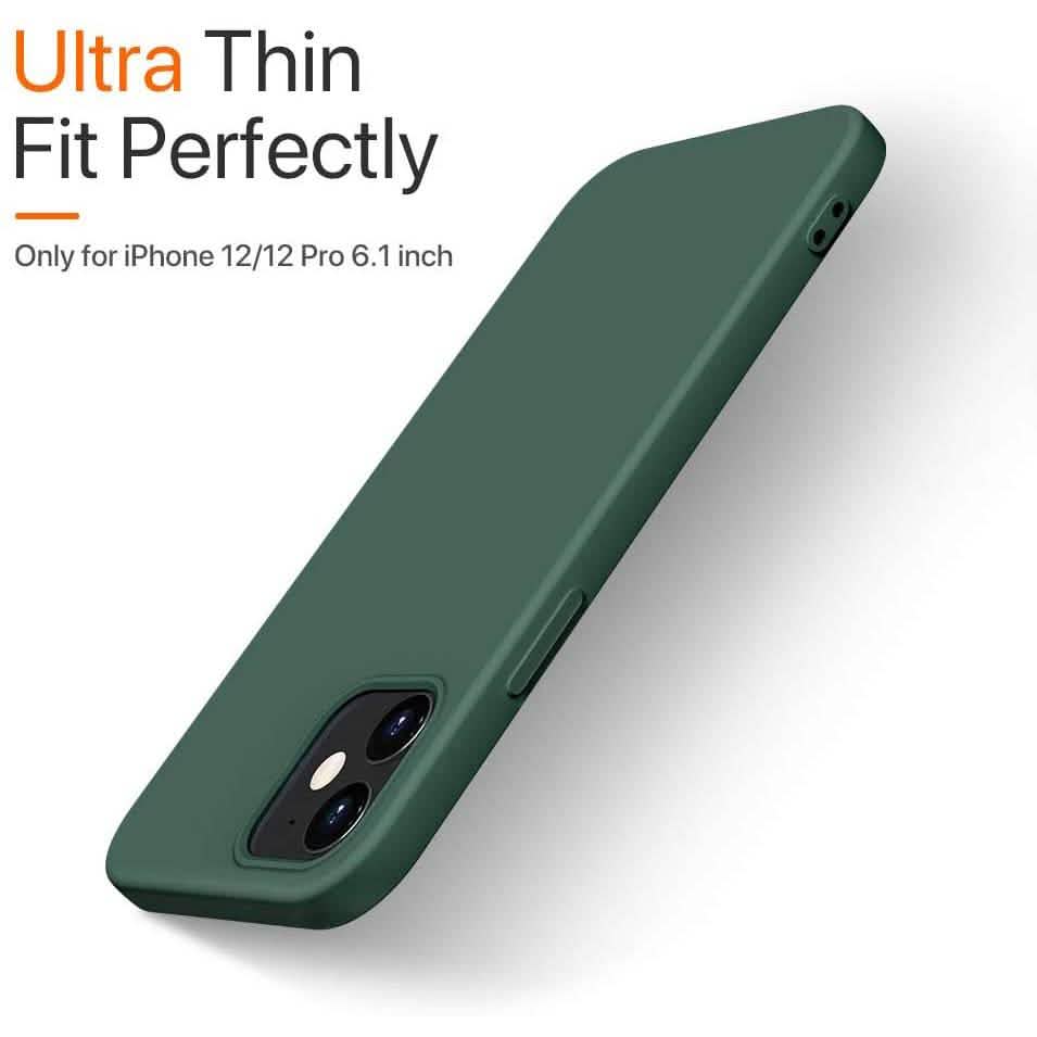 Gummihülle für iPhone 12 und iPhone 12 Pro Hülle 6,1 Zoll