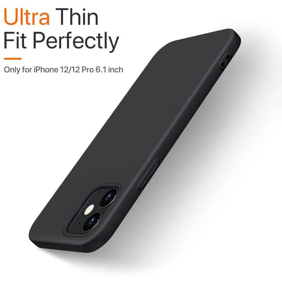 Gummihülle für iPhone 12 und iPhone 12 Pro Hülle 6,1 Zoll