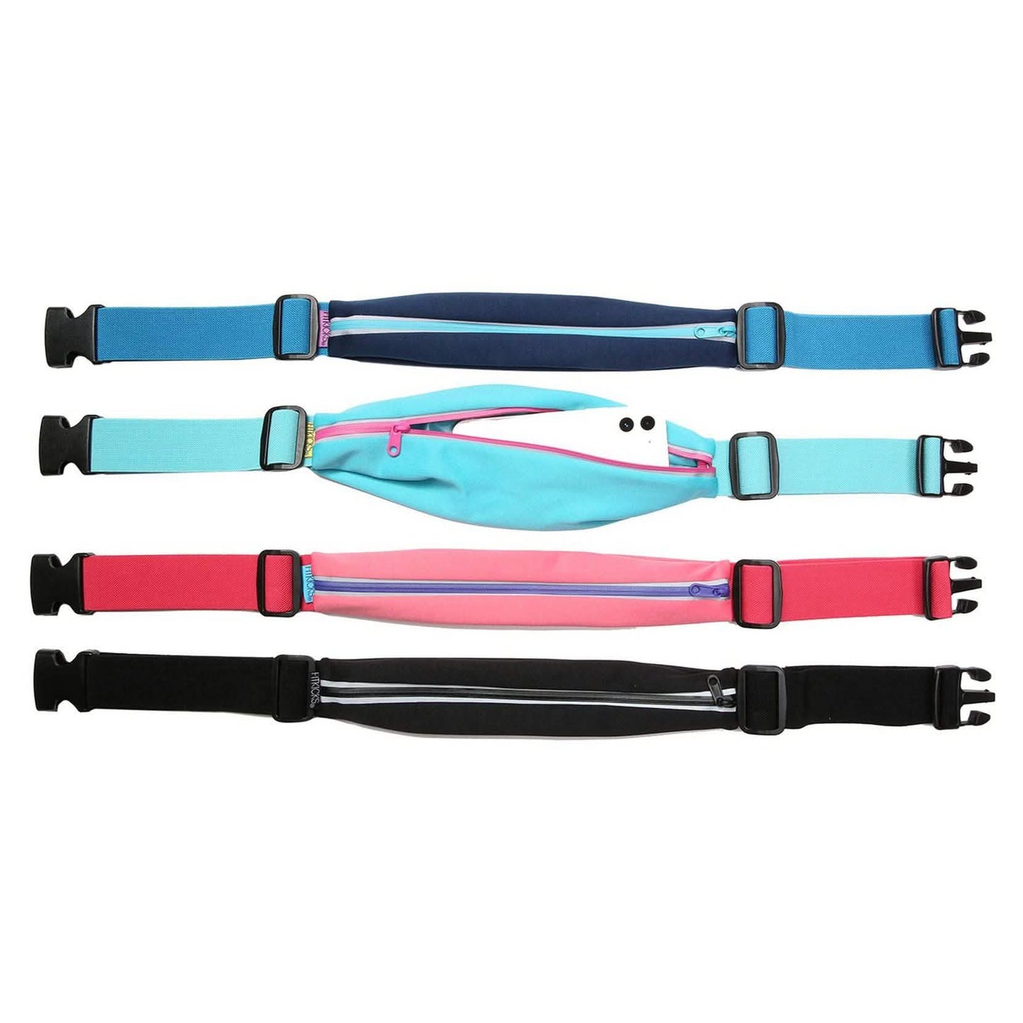 Laufgürtel Verstellbare Bauchtasche und Handyhalter mit Reflektierendem Reißverschluss