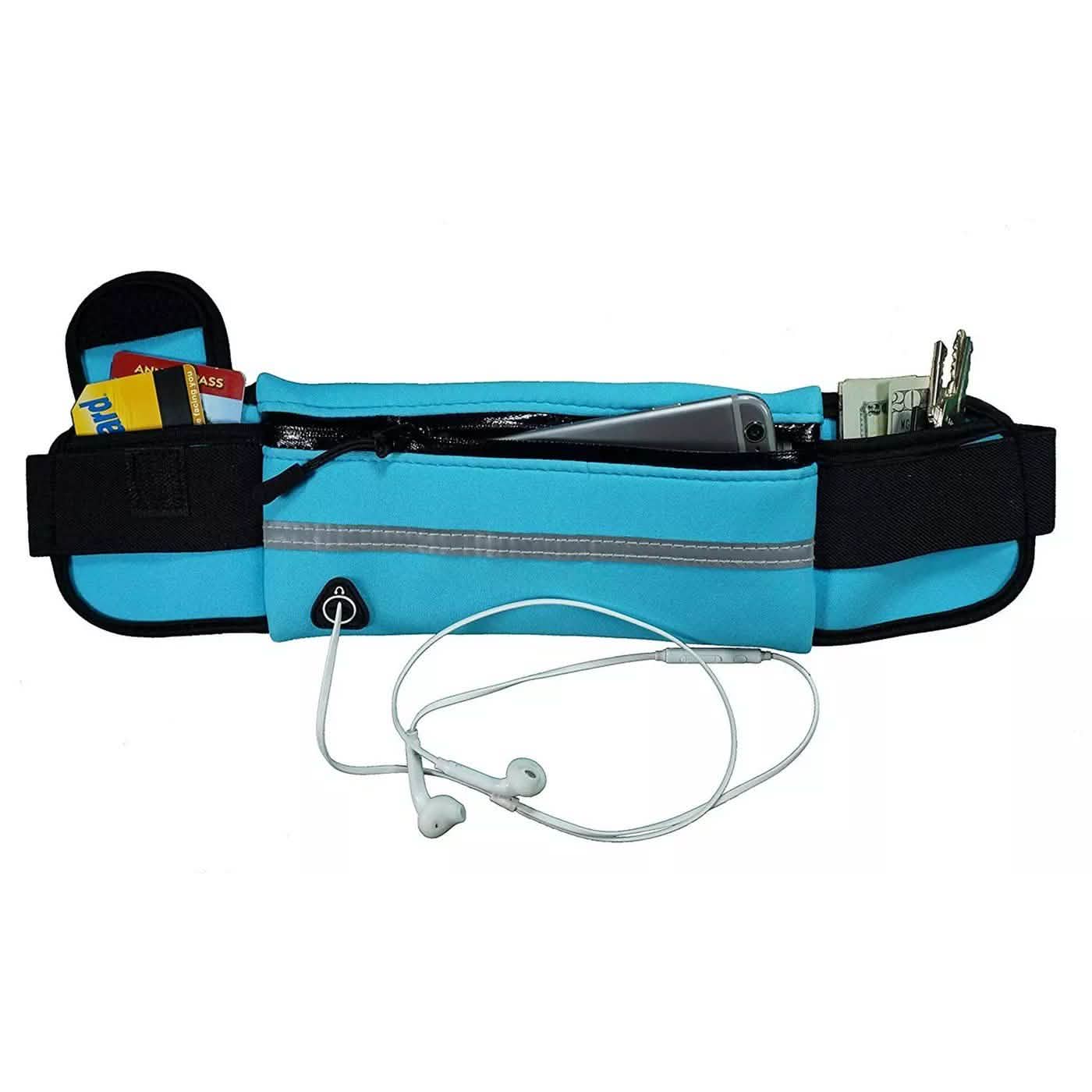 Lauf-Gürteltasche Bauchtasche Reise-Geldgürtel Reißverschluss-Wanderbeutel Brieftasche