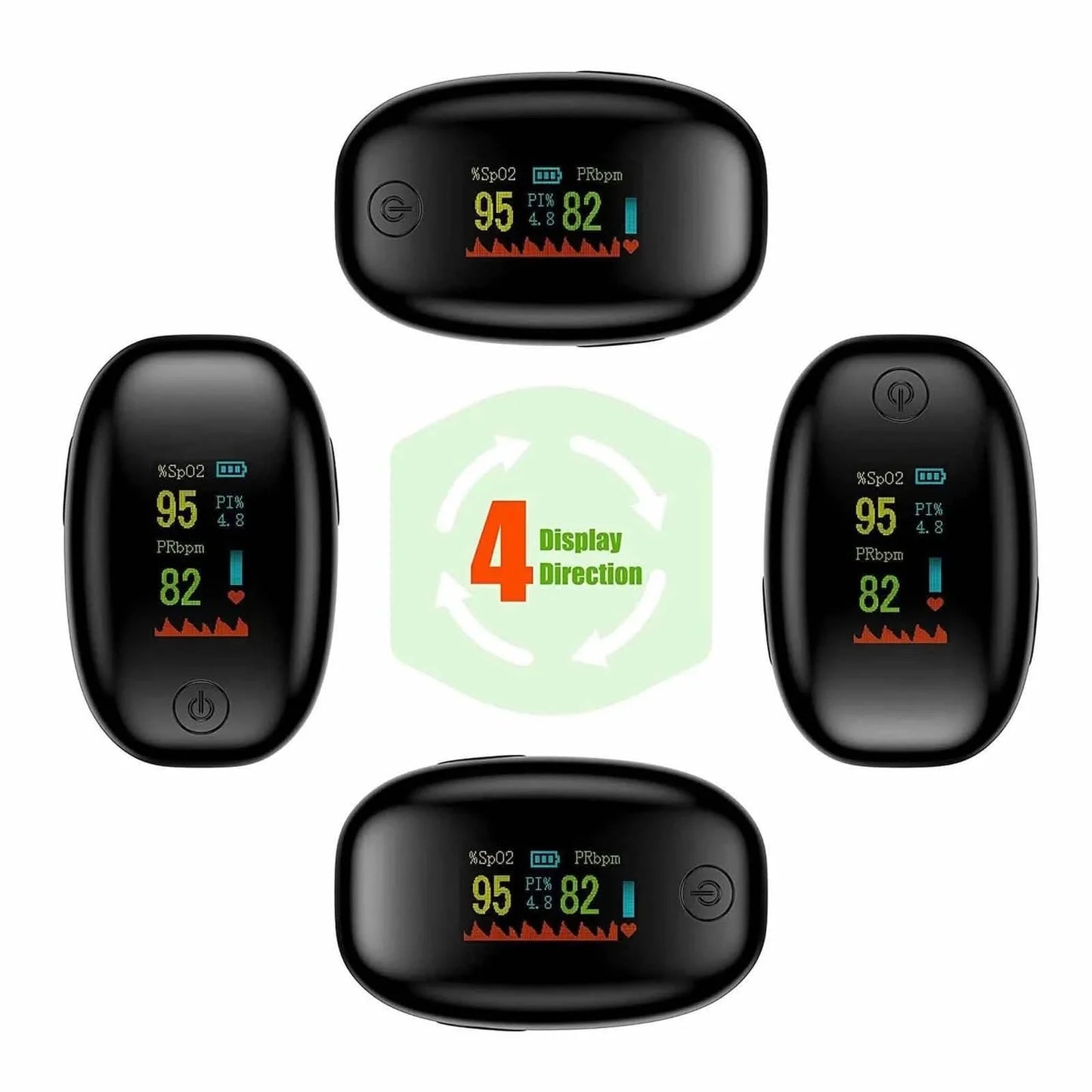 Pulsoximeter für Finger – Herzfrequenz- & SPO2-Monitor