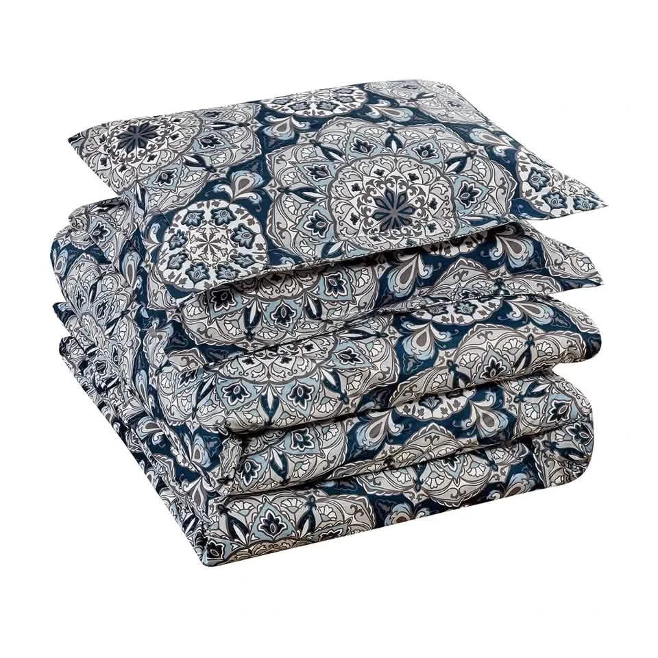 3-teiliges Set: Bibb Home 1800 Series Egyptian Luxus-Bettbezug-Set