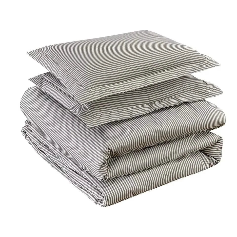 3-teiliges Set: Bibb Home 1800 Series Egyptian Luxus-Bettbezug-Set