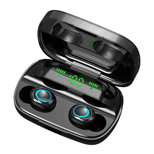 S11 True Wireless Kopfhörer TWS Ohrhörer Bluetooth 4.0 Stereo Dual-Treiber mit Mikrofon