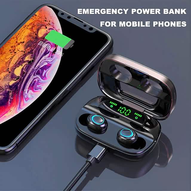 S11 True Wireless Kopfhörer TWS Ohrhörer Bluetooth 4.0 Stereo Dual-Treiber mit Mikrofon