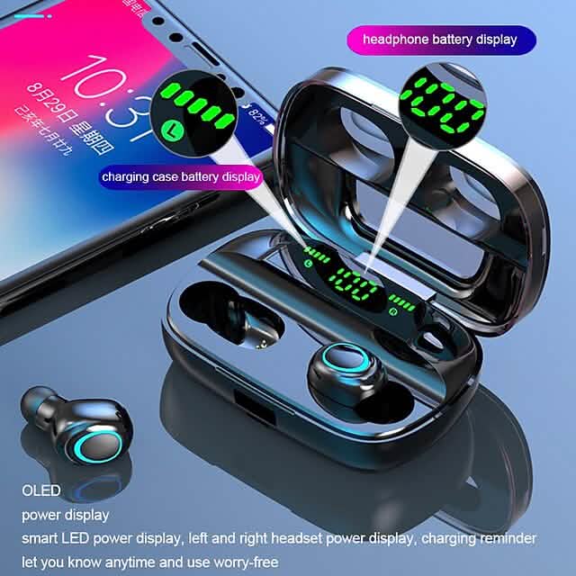 S11 True Wireless Kopfhörer TWS Ohrhörer Bluetooth 4.0 Stereo Dual-Treiber mit Mikrofon