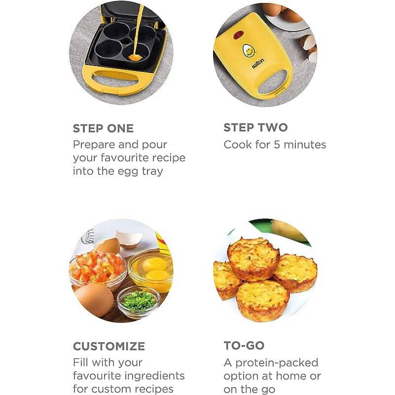 Salton Eier-Bite-Maker – 4 Bites