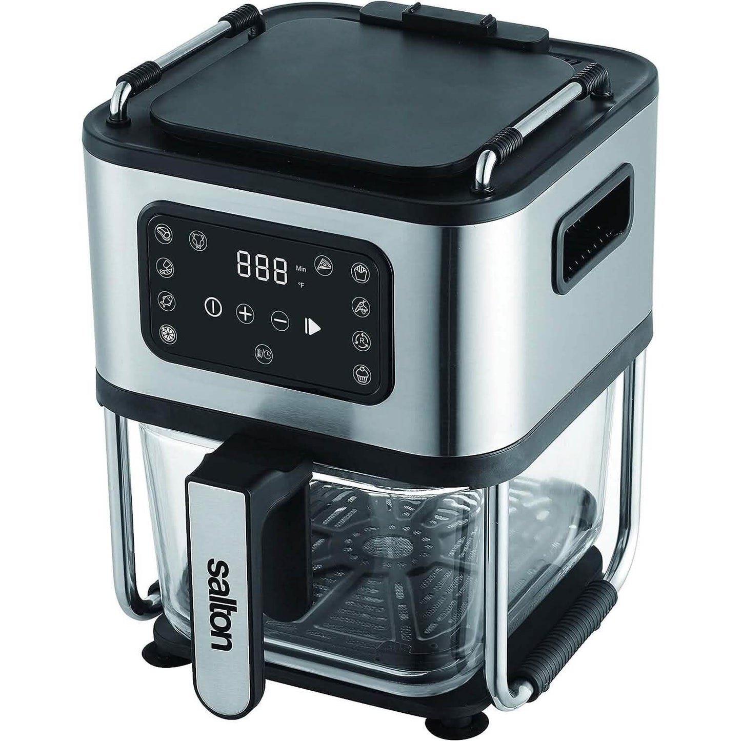 Salton Flip & Cook 3-in-1 Heißluftfritteuse, Grill & Dörrgerät