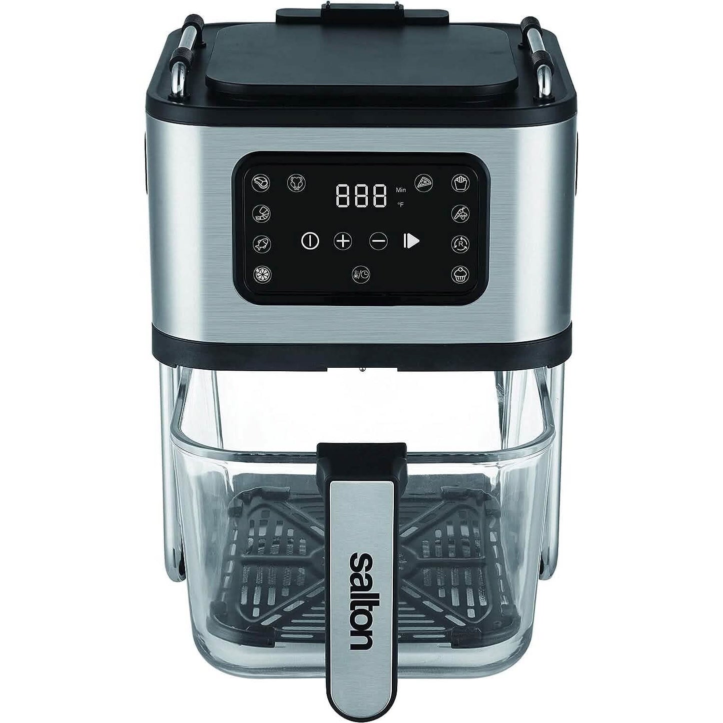 Salton Flip & Cook 3-in-1 Heißluftfritteuse, Grill & Dörrgerät