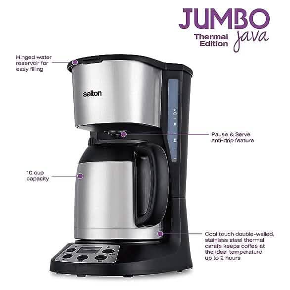 Salton Jumbo Java Kaffeemaschine - Thermisch
