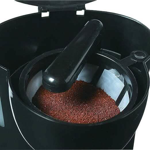 Salton platzsparende 1-Tassen-Kaffeemaschine – Schwarz