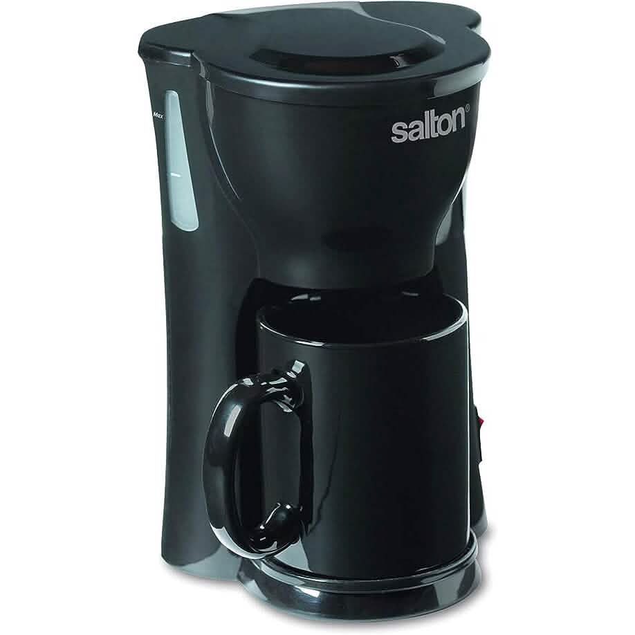 Salton platzsparende 1-Tassen-Kaffeemaschine – Schwarz