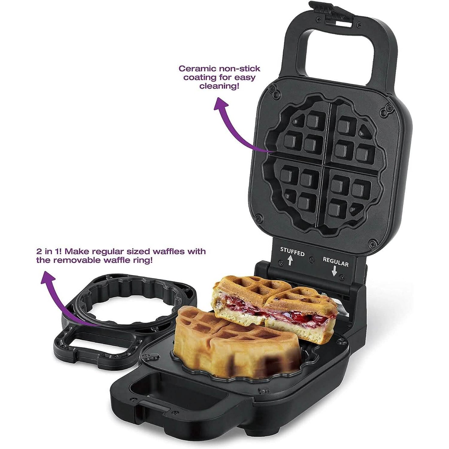 Salton Gefüllter Brüsseler Waffeleisen