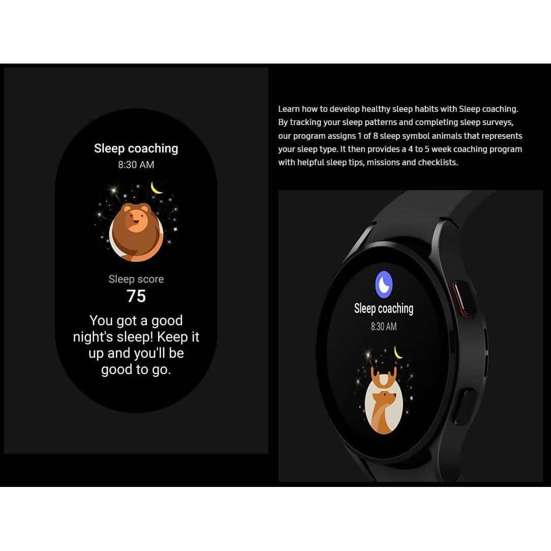 Samsung Electronics Galaxy Watch 4 Classic 46mm Smartwatch mit EKG-Monitor-Tracker (Generalüberholt)