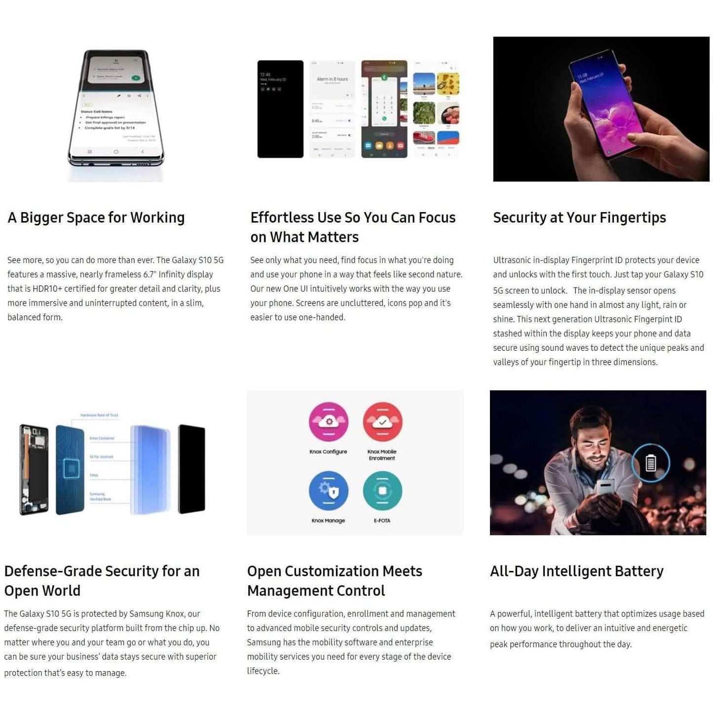 Samsung Galaxy S10 5G – Vollständig entsperrt (generalüberholt)