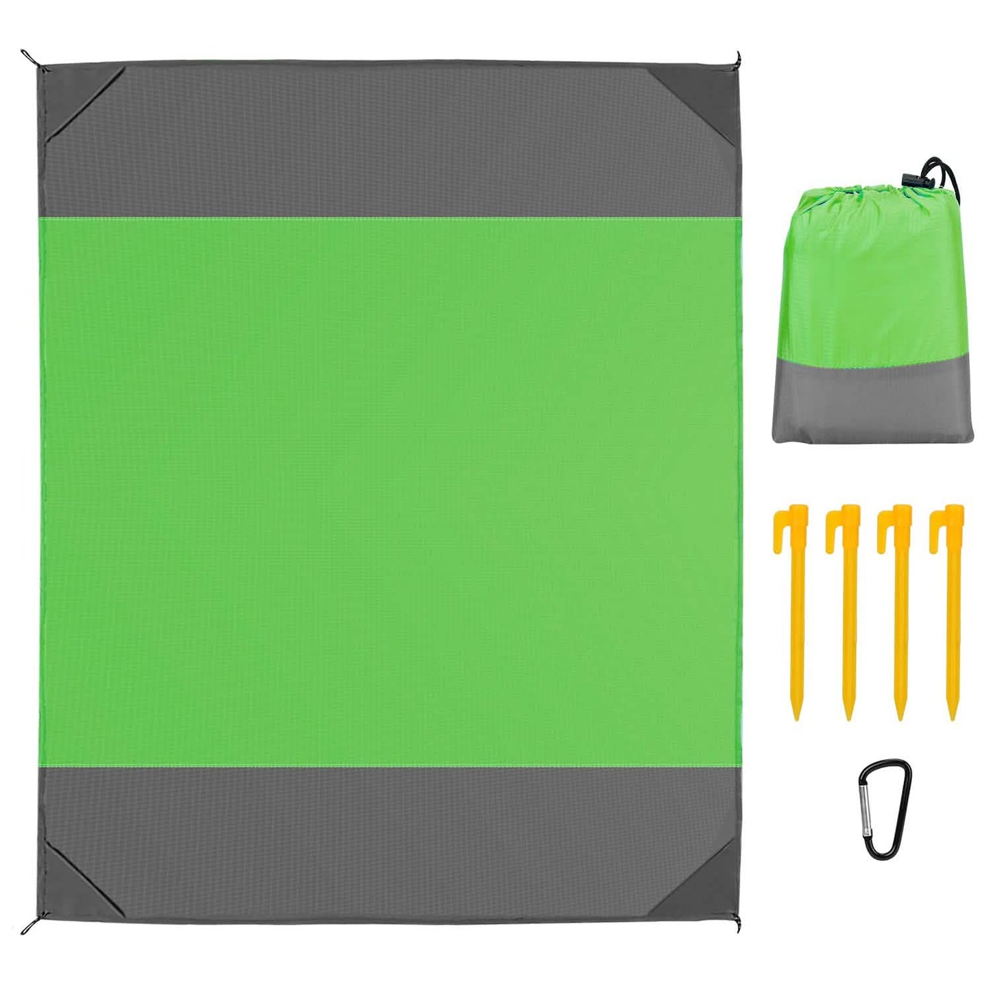 Sanddichte Picknickdecke mit 4 Ankern