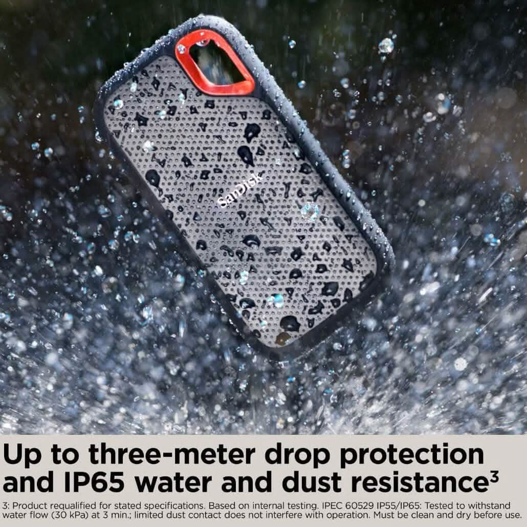 SanDisk 4TB Extreme Portable SSD (Generalüberholt)
