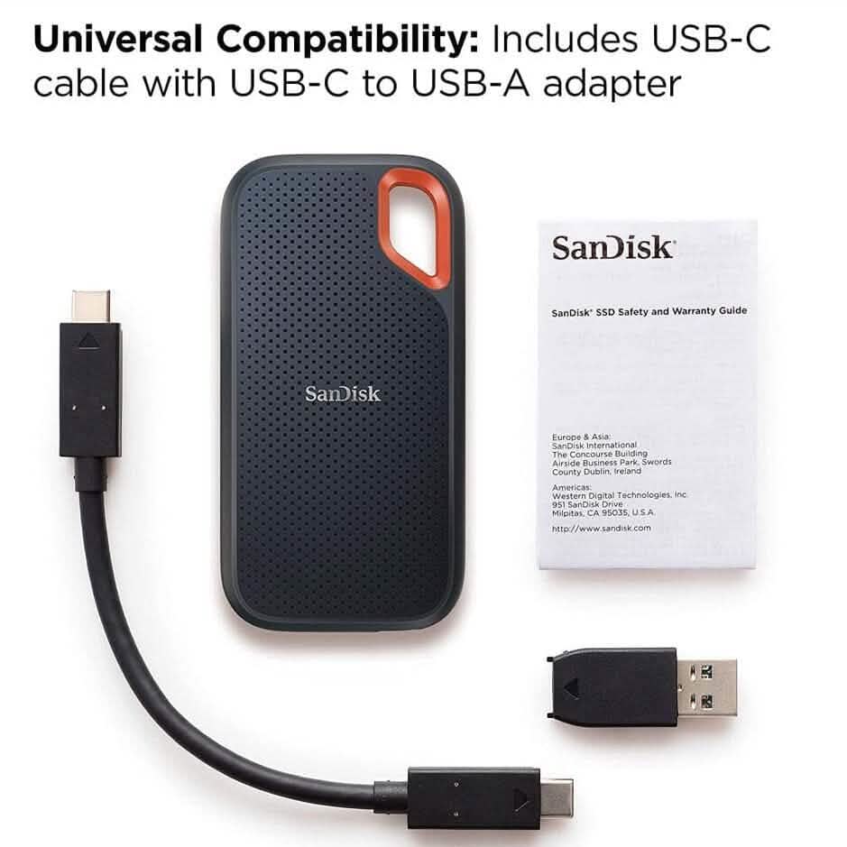 SanDisk 4TB Extreme Portable SSD (Generalüberholt)