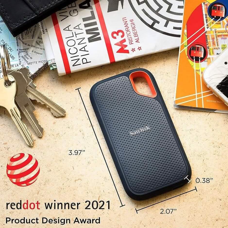 SanDisk 4TB Extreme Portable SSD (Generalüberholt)