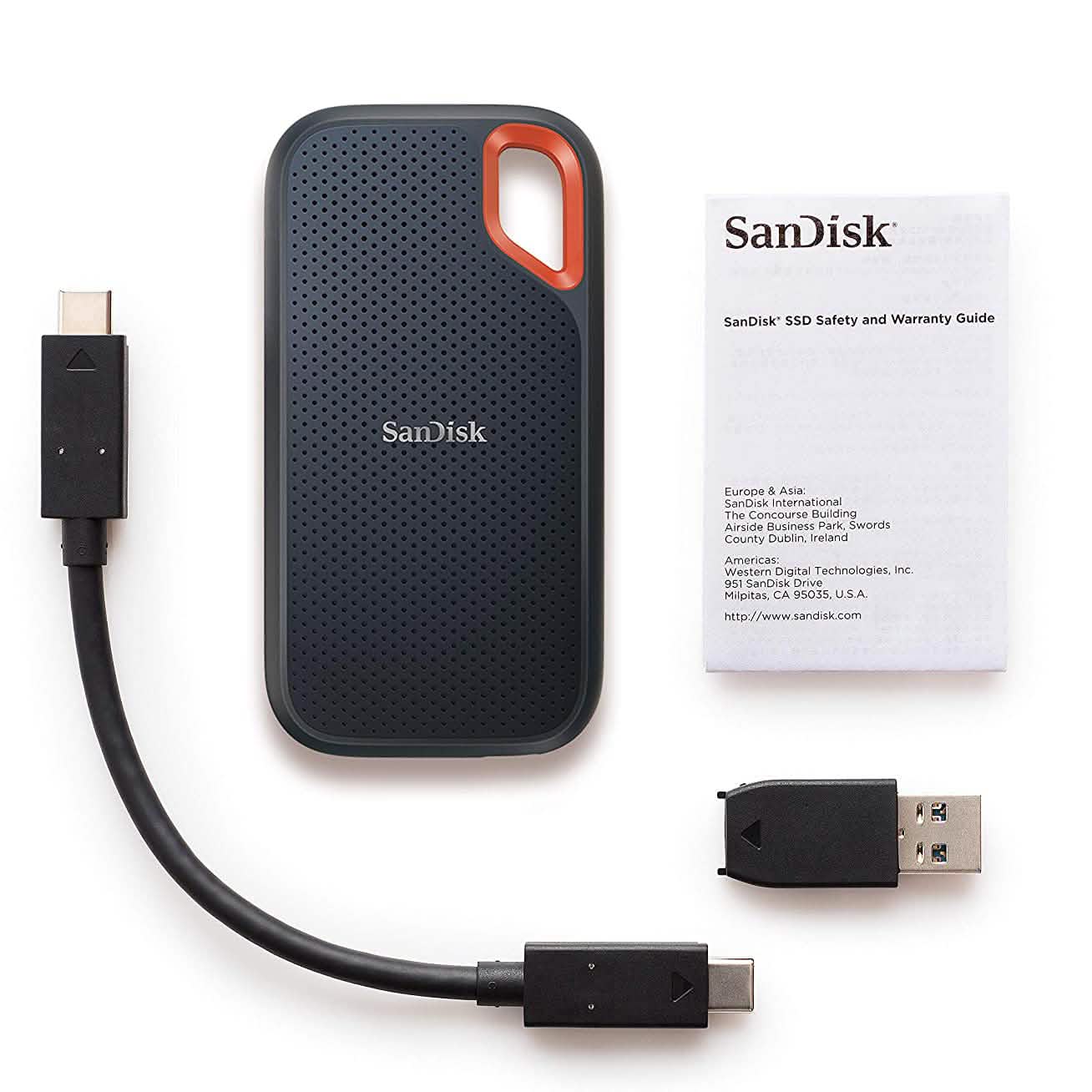SanDisk 4TB Extreme Portable SSD – Bis zu 1050 MB/s