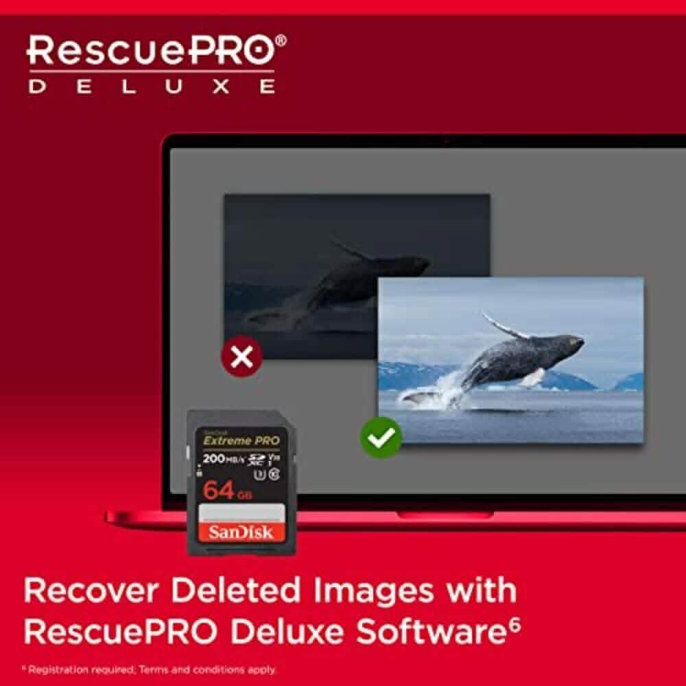 SanDisk 64GB Extreme PRO SDXC UHS-I Speicherkarte - C10, U3, V30, 4K UHD, SD Karte - SDSDXXU-064G-GN4IN (Generalüberholt)