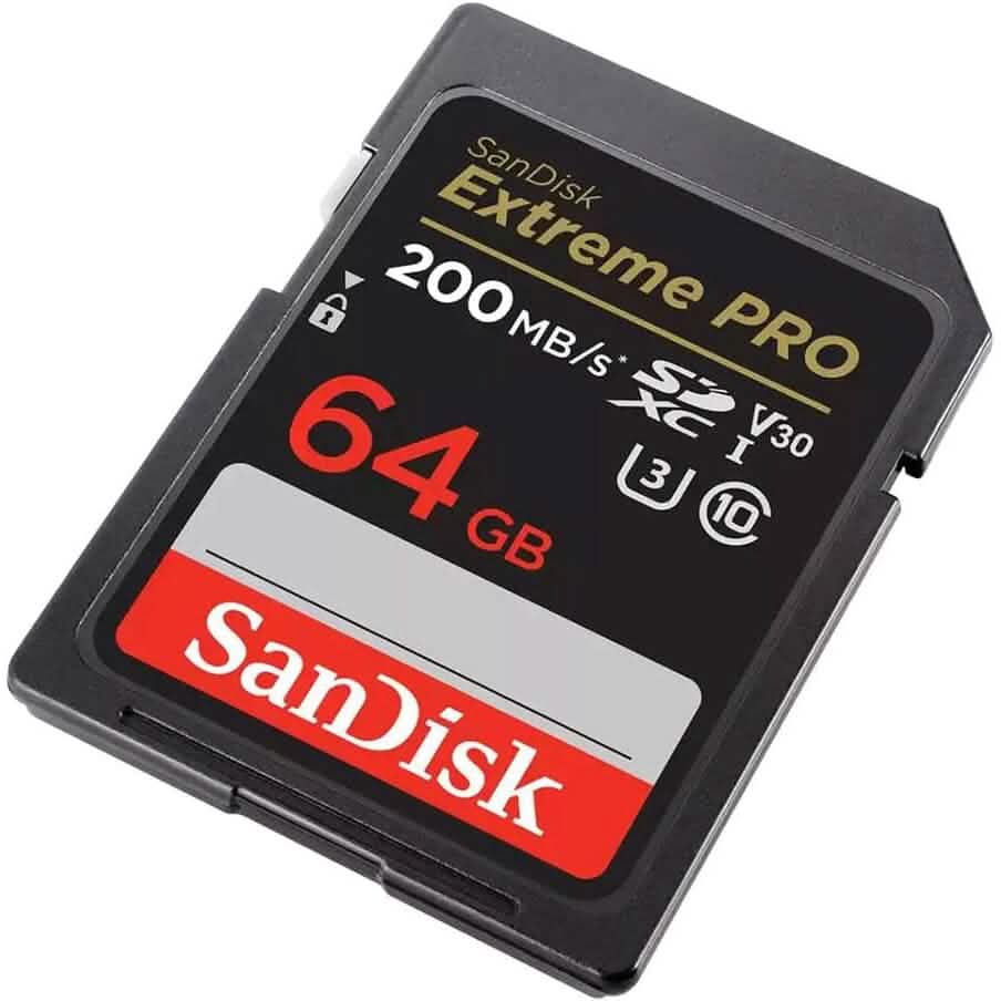 SanDisk 64GB Extreme PRO UHS-I SDXC Speicherkarte (Generalüberholt)