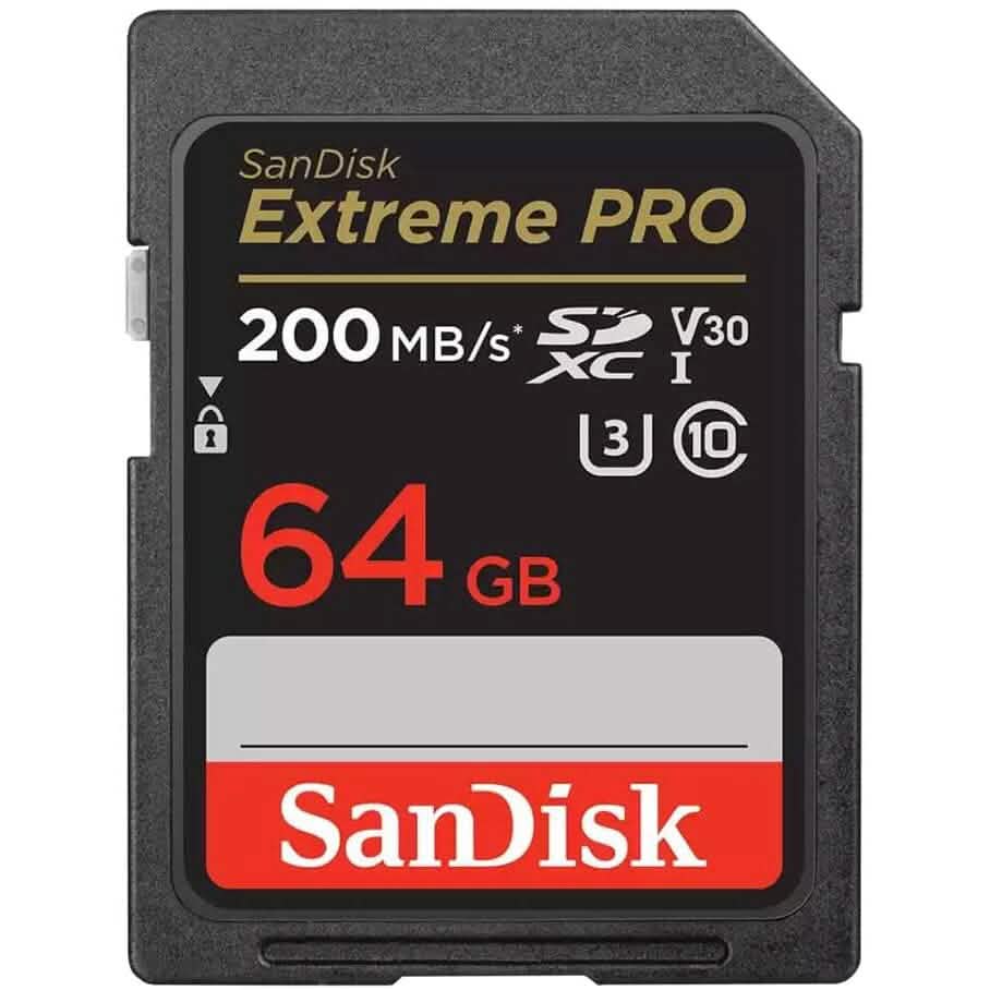 SanDisk 64GB Extreme PRO UHS-I SDXC Speicherkarte (Generalüberholt)