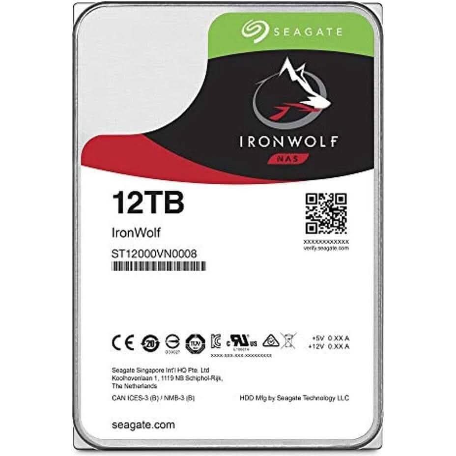 Seagate IronWolf 12TB NAS Interne Festplatte HDD – 3,5 Zoll SATA (Generalüberholt)
