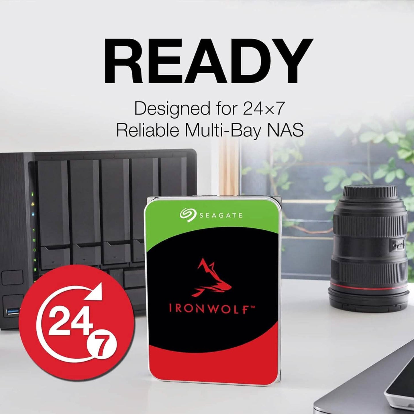 Seagate IronWolf 12TB NAS Interne Festplatte HDD – 3,5 Zoll SATA (Generalüberholt)