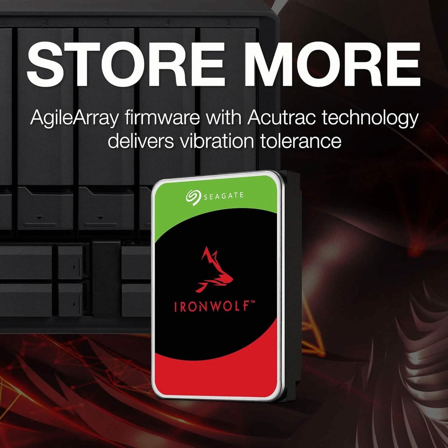 Seagate IronWolf 12TB NAS Interne Festplatte HDD – 3,5 Zoll SATA (Generalüberholt)