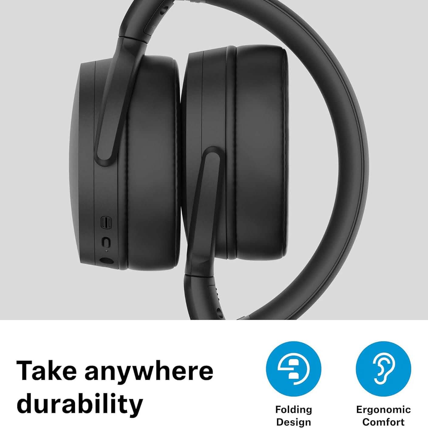 Sennheiser Consumer Audio HD 450BT Bluetooth 5.0 kabellose Kopfhörer mit aktiver Geräuschunterdrückung (generalüberholt)