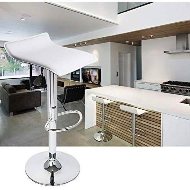 2er Set: Verstellbare Barhocker mit Drehfunktion