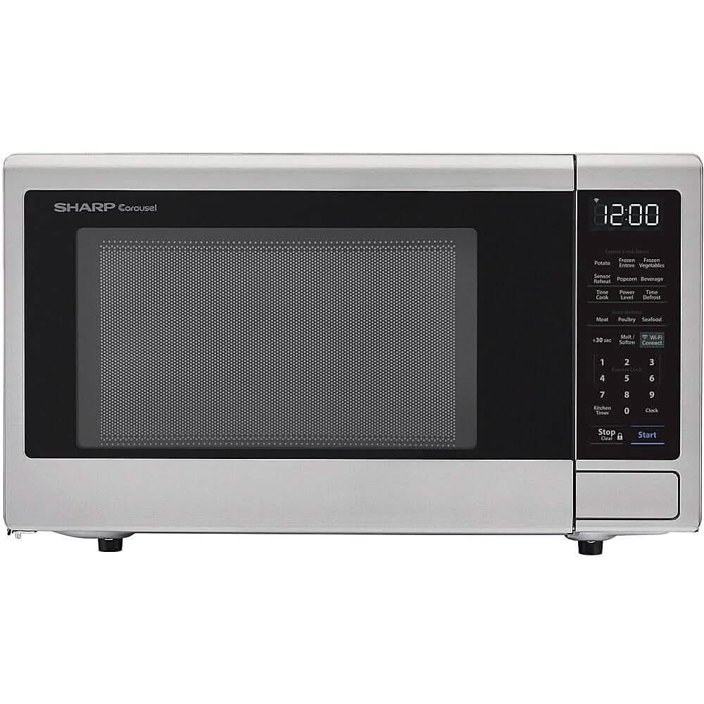 Sharp 1,4 Cu. Ft. Arbeitsplatten-Mikrowelle mit Alexa-fähiger Steuerung