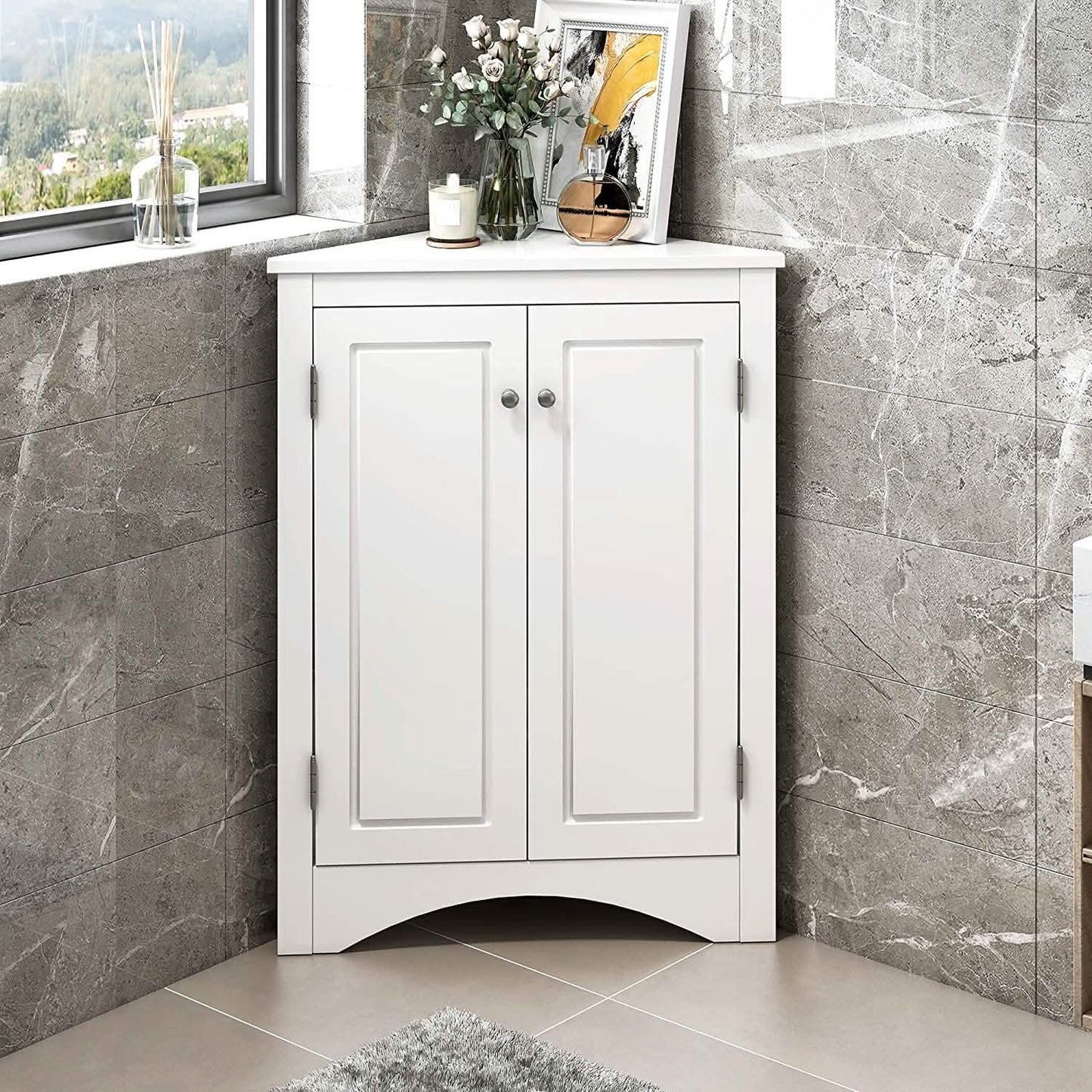 Regaleckschrank Dreieck Eckschrank