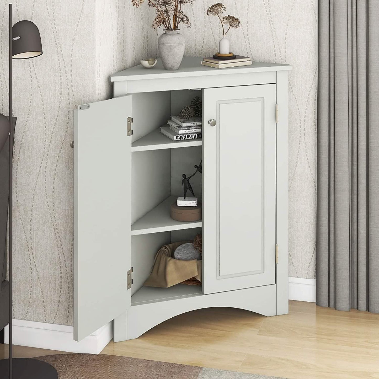 Regaleckschrank Dreieck Eckschrank
