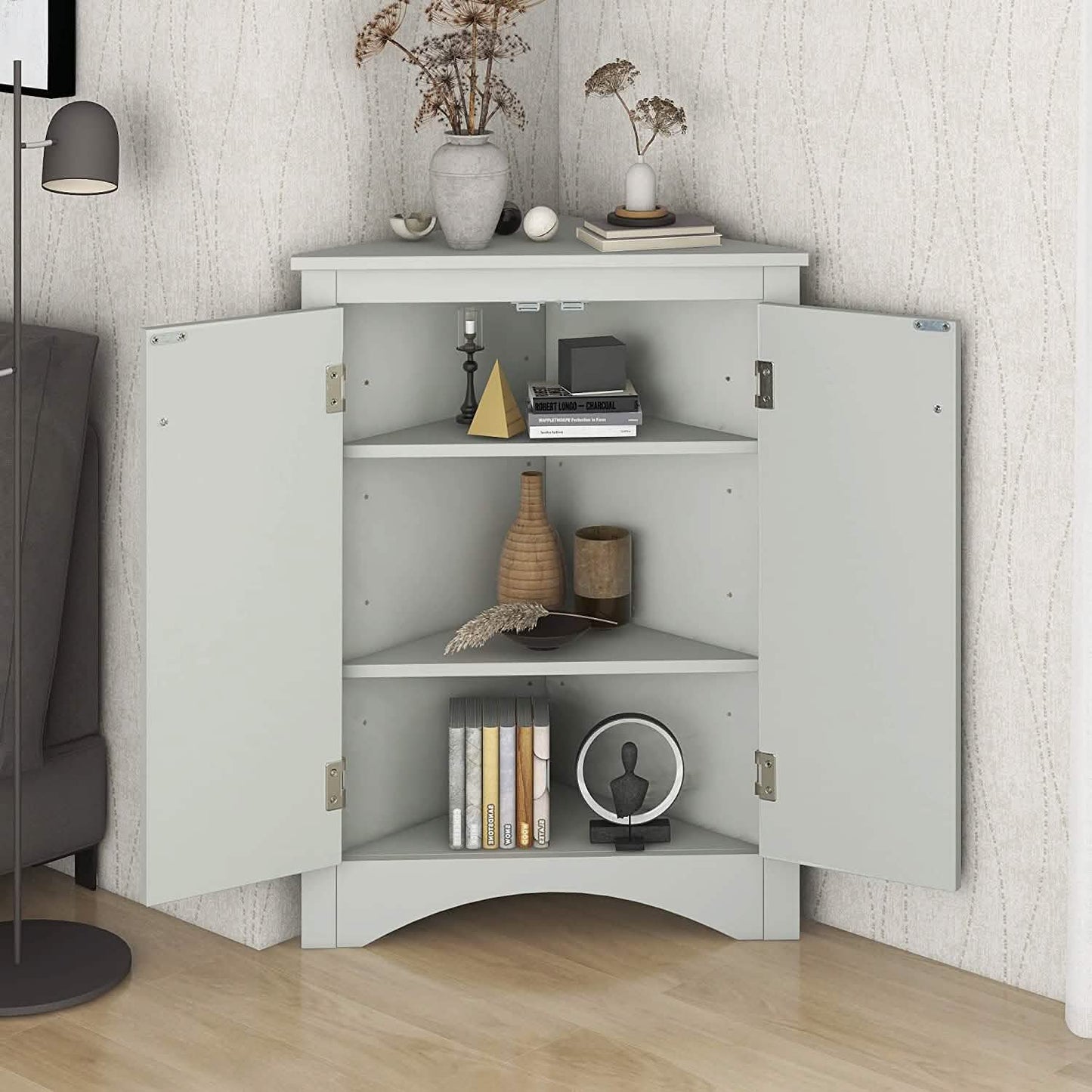 Regaleckschrank Dreieck Eckschrank