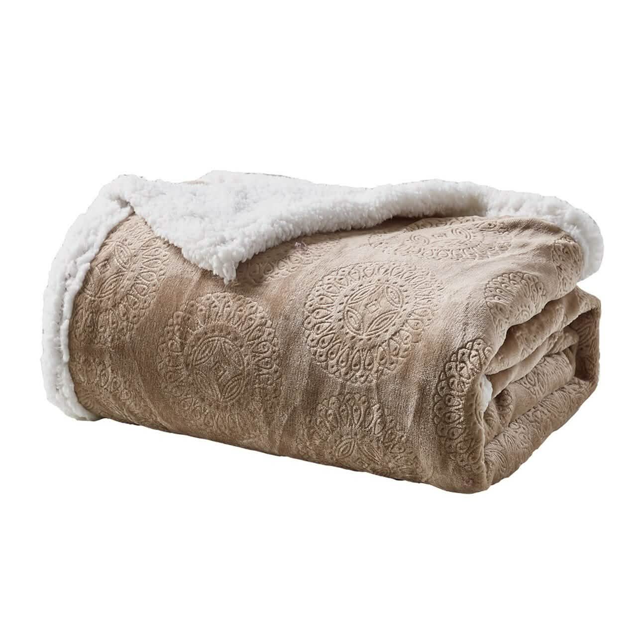 Sheradian Geprägte Fleece/Sherpa Wendecke
